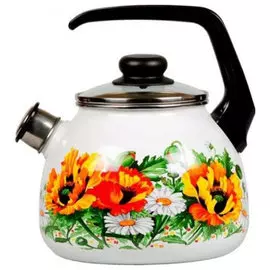 Чайник 3,0л сфер. со свистком GREEN LIFE белоснежный 1RC12