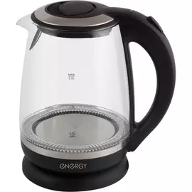 Чайник ENERGY E-295 2 л стекло черный