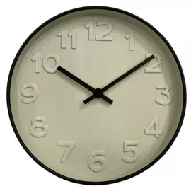 часы clock black 25x25 79893