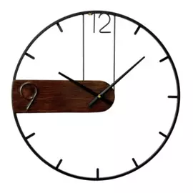 часы clock black 50x50 79887