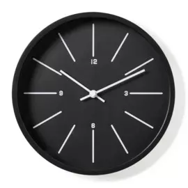 часы clock willy black 22,5x22,5 79865