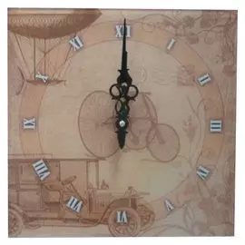 Часы настенные из стекла 30*30см 27797