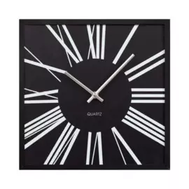 часы настенные metal wall clock 30x30см 79785