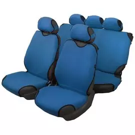 Чехлы автомобильные на сиденье МАЙКА передние т-синие 2шт с подг. SPRINT
