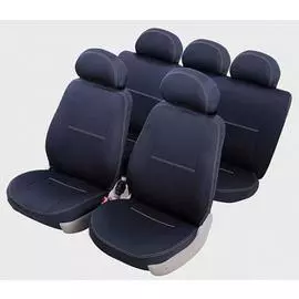 Чехлы модел. AZARD Standard Полиэстер RENAULT LOGAN 2004-2013 сед. 5 подгол., черный