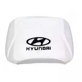 Чехлы на подголовник белые HYUNDAI (2шт)