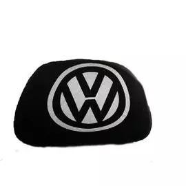 Чехлы на подголовник чёрные VOLKSWAGEN (2шт)