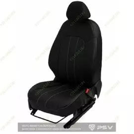 Чехлы Toyota Camry V50 12->чер-сер эко-кожа "Оригинал"