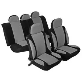 Чехлы унив. AZARD Велюр Sky Jet, 11 пр., карман, 6 молний /серый/