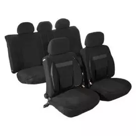 Чехлы унив. AZARD Велюр Support, 11 пр., карман, 6 молний /черный/