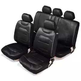 Чехлы унив. SENATOR Эко-Кожа Brava, размер M, 11 пр., карман, 6 молний /черный/