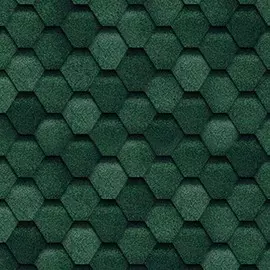 Черепица гибкая TILERCAT Прима, зеленый (3кв.м.)