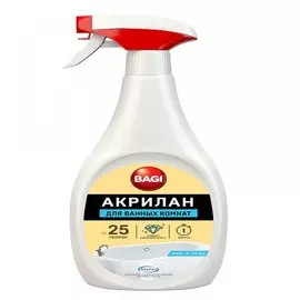 чистящая пена ваgi для ванных комнат, спрей 400 мл