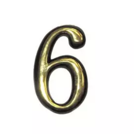 цифра "6" и "9" самоклеящаяся, цвет золото