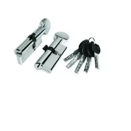 цилиндровый механизм palidore 70(30c/40)рс кл/зав глянцевый хром