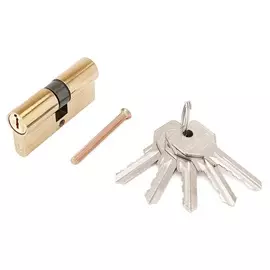 цилиндровый механизм стандарт ключ/ключ 30х40 золото