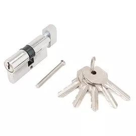 цилиндровый механизм стандарт ключ/вертушка 30х40 хром