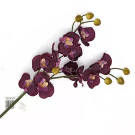 Цветок искусственный Фаленопсис h=58см фиолетовый мелкий
