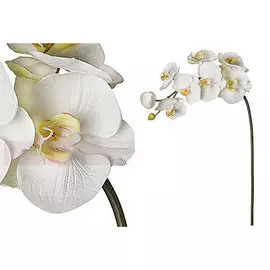 Цветок искусственный Фаленопсис h=80см белый, силикон