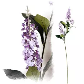 Цветок искусственный Вероника h=100см фиолетовая 3-191фиол