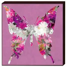 Декобокс 50*50 венге Бабочка 63149