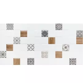 Декор 1 Астрид 20х40 (1,5м2/72м2) белый (1041-0238)