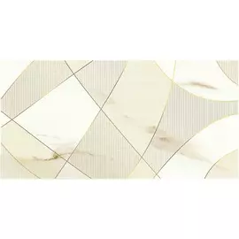 декор calacatta royal geometria 31,5*63 белый