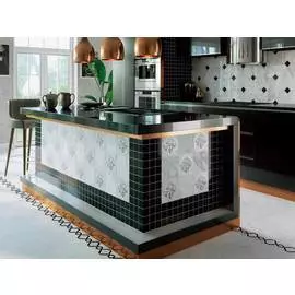 Декор Фрагонар чёрный 30,1х30,1 MM5283