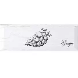 декор fruit laguna grape серый 10x30 50979