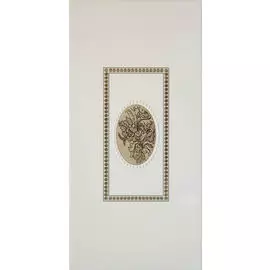 декор мидаль коричневый 20х40