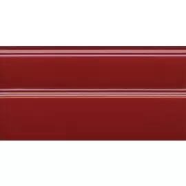 декор плинтус даниэли красный обрезной 30х15 fma011r