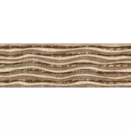 Декор Solar 74х24.6 Волна Бежевый