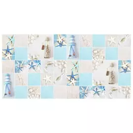 декоративная панель пвх каф. плитка 485х960 пляж