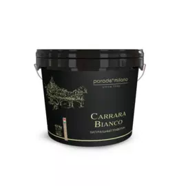 декоративная штукатурка parade carrara bianco с эффектом камня травертин 10л