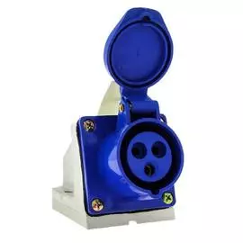 DEKraft РС-102 Розетка стационарная 113 2Р+РЕ 16А 220В IP44