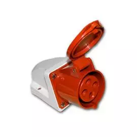 DEKraft РС-102 Розетка стационарная 114 3Р+РЕ 16А 380В IP44