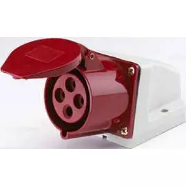 DEKraft РС-102 Розетка стационарная 124 3Р+РЕ 32А 380В IP44