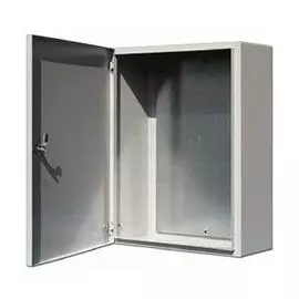 DEKraft ЩРНМ-1 Корпус металлический навесной с монтажной панелью IP31, 395х310х220