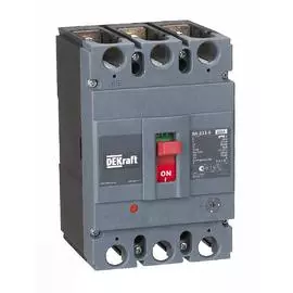 DEKraft ВА-333 Автоматический выключатель силовой 3P 250А c Ir=200А-250А 50кА