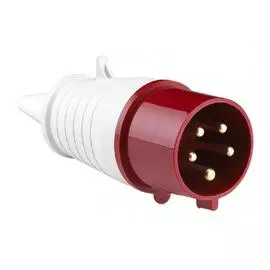 DEKraft ВП-102 Вилка переносная 015 3Р+РЕ+N 16А 380В IP44