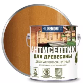 деревозащитное средство proremontt тик 2,5л