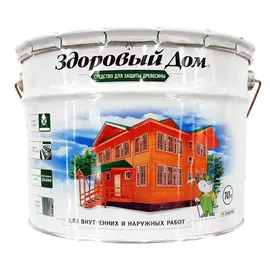 деревозащитное средство здоровый дом 10,0л дуб