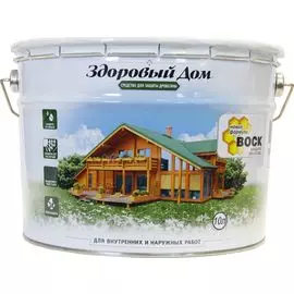 деревозащитное средство здоровый дом 10,0л орех