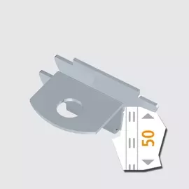 Держатель 1-й для полки U консоль 12шт.