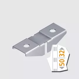 Держатель 2-й для полки 12шт.