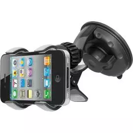 Держатель для смартфонов и навигаторов универсальный AVS AH-2227-BL в блистере "Двойная прищепка"