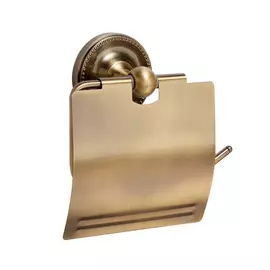 держатель для туалетной бумаги с крышкой "real" fora