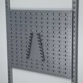 Держатель ключей 210х150 мм, серый