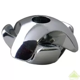 Держатель краб для 3-х труб хром (1 шт) - пакет Tech-Krep