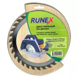 Диск пильный по дереву 200*24зуб*32/30мм Runex 551011
